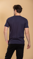 Camiseta Masculina Básica De Algodão Egípcio