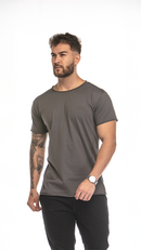 Camiseta Masculina Básica Gola Canoa