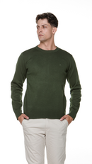 Suéter Tricô Liso Verde