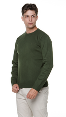 Suéter Tricô Liso Verde