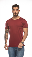 Camiseta Masculina Básica Gola Canoa