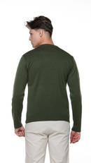 Suéter Tricô Liso Verde