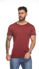 Camiseta Masculina Básica Gola Canoa