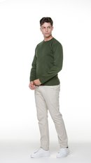 Suéter Tricô Liso Verde