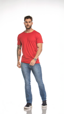 Camiseta Masculina Básica Gola Canoa