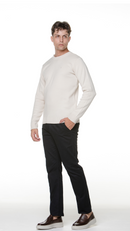 Suéter Tricô Liso Bege