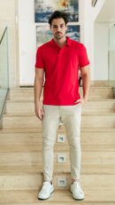 Camisa Polo Lisa Masculina