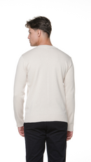 Suéter Tricô Liso Bege