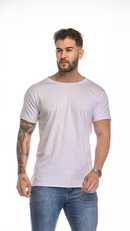 Camiseta Masculina Básica Gola Canoa