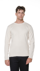 Suéter Tricô Liso Bege