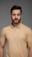 Camisa Polo Masculina Gola V