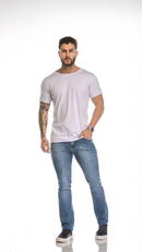 Camiseta Masculina Básica Gola Canoa