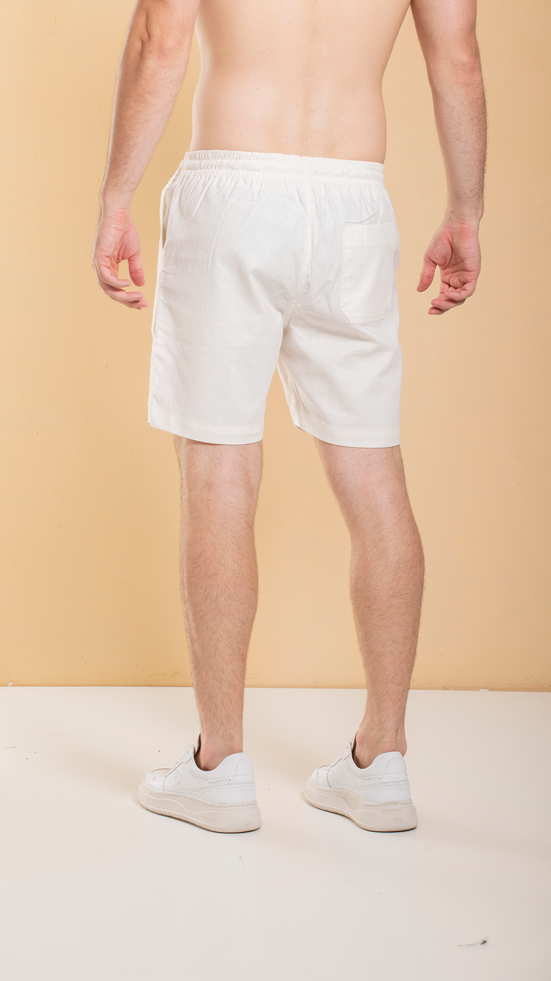 Short Masculino De Linho