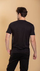 Camiseta Masculina Básica De Algodão Egípcio