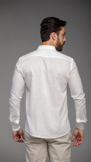 Camisa Social Masculina De Linho