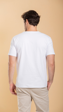 Camiseta Masculina Henley De Algodão Egípcio