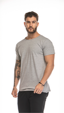Camiseta Masculina Básica Gola Canoa