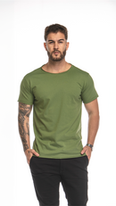Camiseta Masculina Básica Gola Canoa