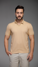 Camisa Polo Masculina Gola V