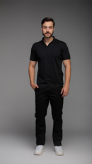 Camisa Polo Masculina Gola V